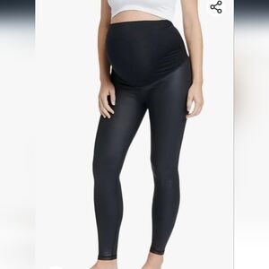 NEW XXL maternity high glossy leggings